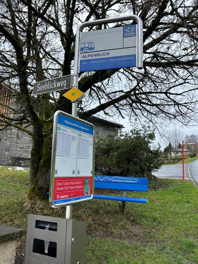 BnB Blockhausfeeling Walenstadtberg Exterior foto
